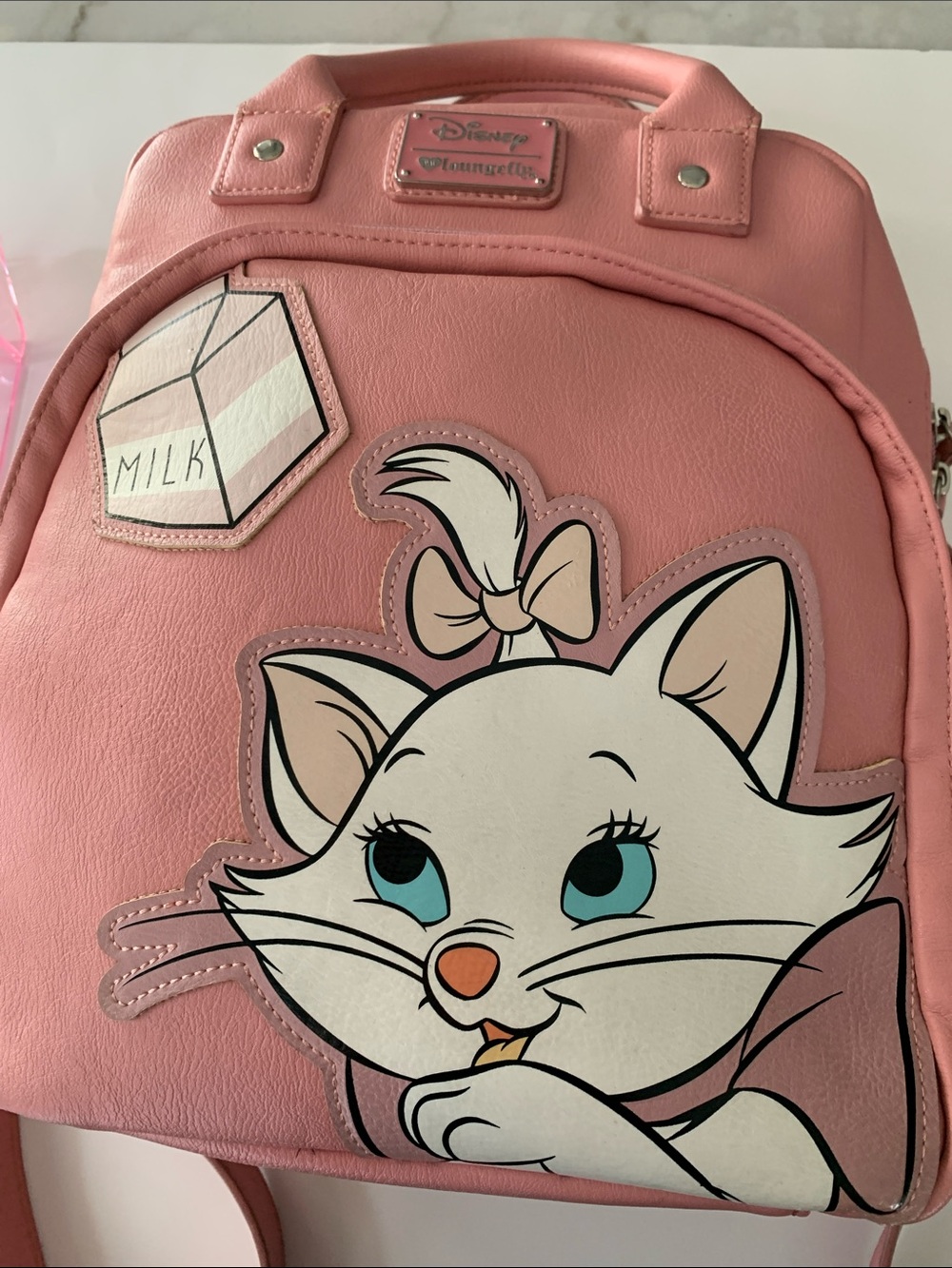 Loungefly Aristocats Marie Backpack & Milk Carton Bottle Set - Picture 2 of 6